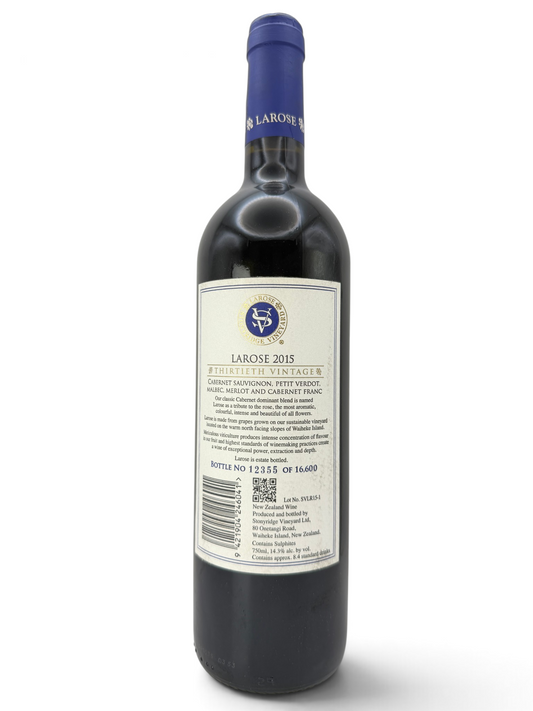 2015 Stonyridge Vineyard Larose, Waiheke Island