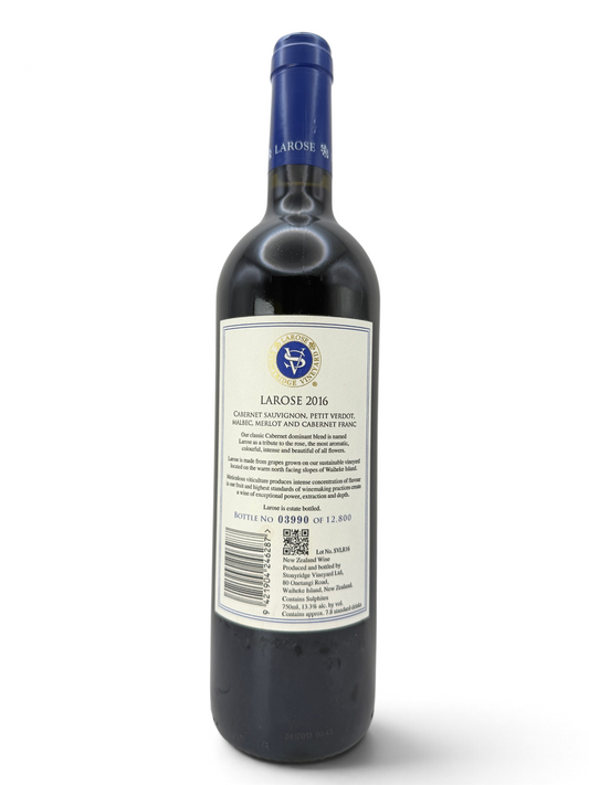 2016 Stonyridge Vineyard Larose, Waiheke Island