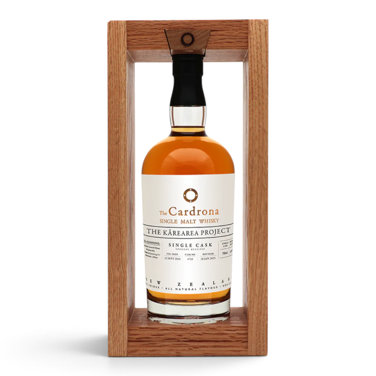 The Cardrona Distillery 'The Kārearea Project' Single Malt New Zealand Whisky, 52% ABV