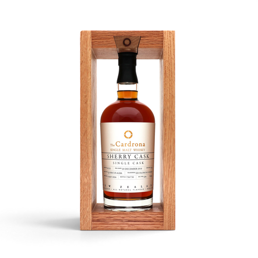 The Cardrona Distillery Sherry Cask Single Malt New Zealand Whisky, 52% ABV