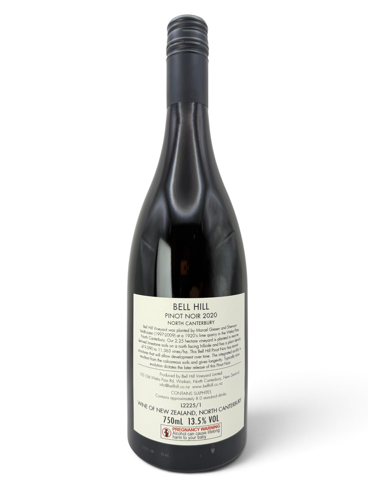 2020 Bell Hill Pinot Noir, North Canterbury