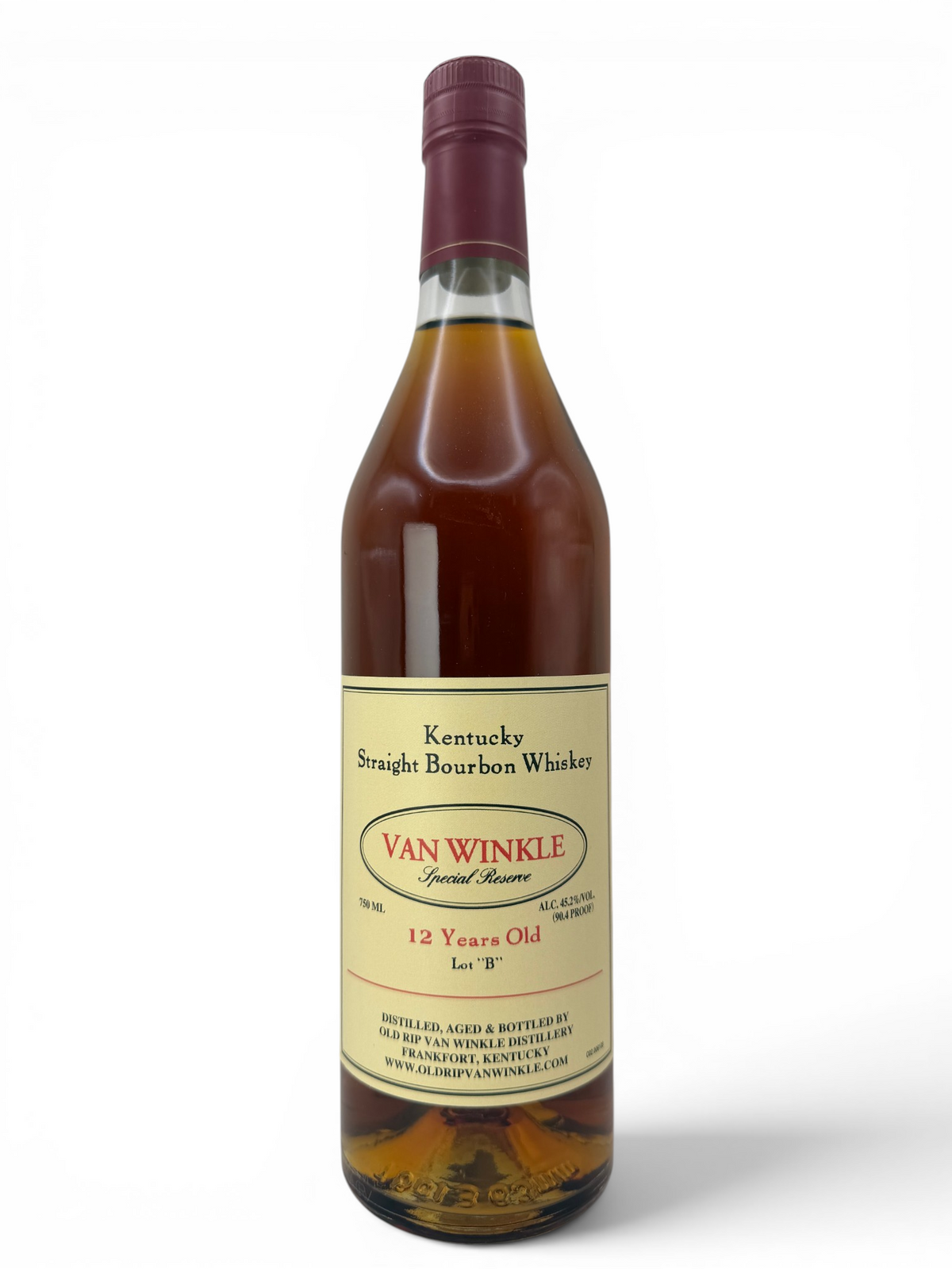 Old Rip Van Winkle 'Van Winkle Special Reserve Lot B' 12 Year Old Kentucky Straight Bourbon Whiskey, 750ml, 45.2% ABV
