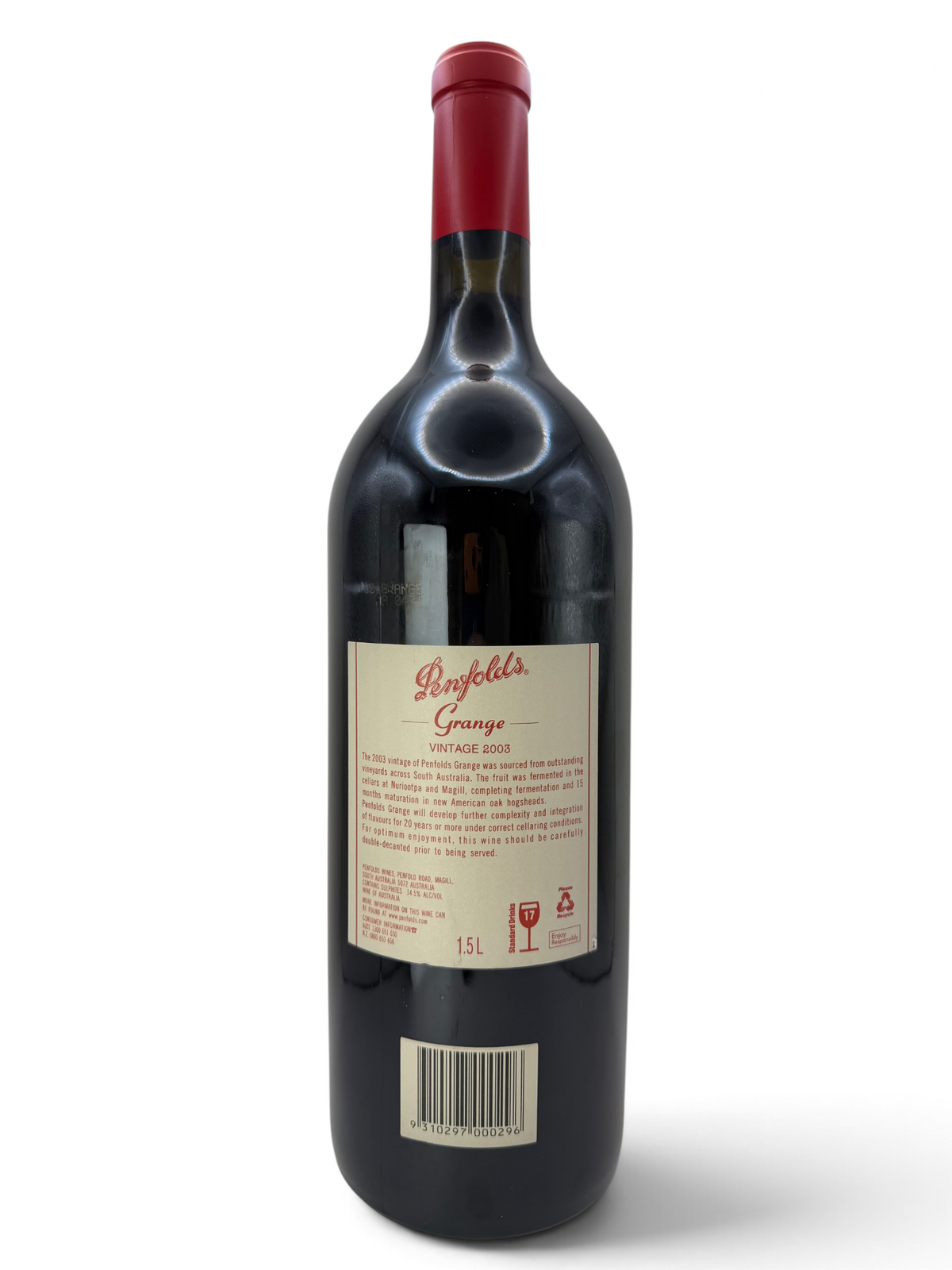 2003 Penfolds Grange Bin 95, Australia, 1.5L