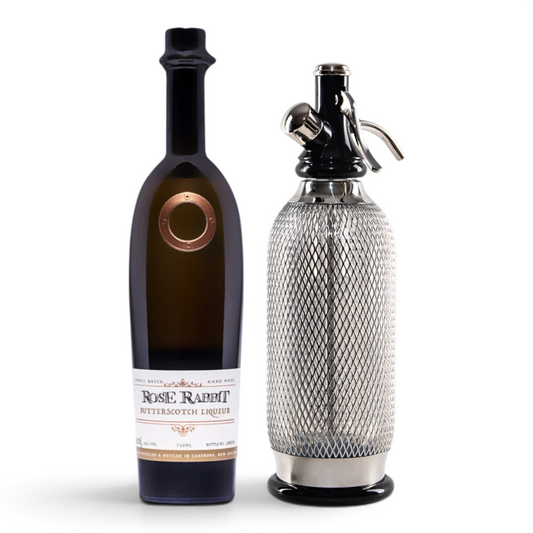 The Cardrona Distillery Rose Rabbit Liqueur & Siphon Set, 750ml