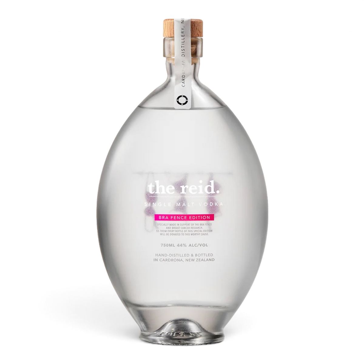The Cardrona Distillery 'The Reid' Bra Fence Edition Single Malt Vodka, 44% ABV, 750ml