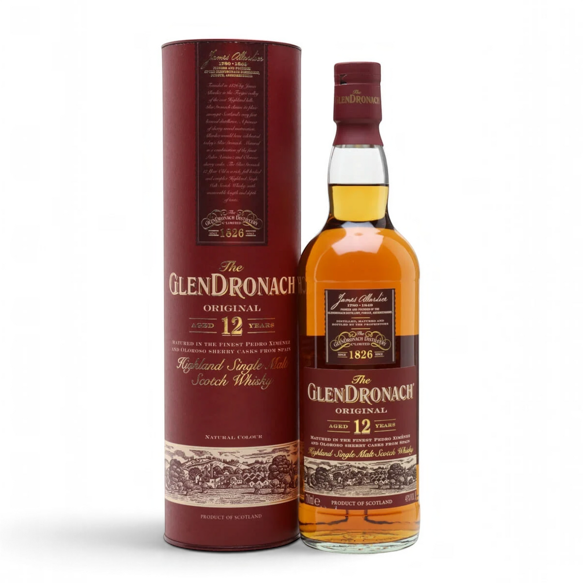 The GlenDronach Original 12 Year Old, 43% ABV